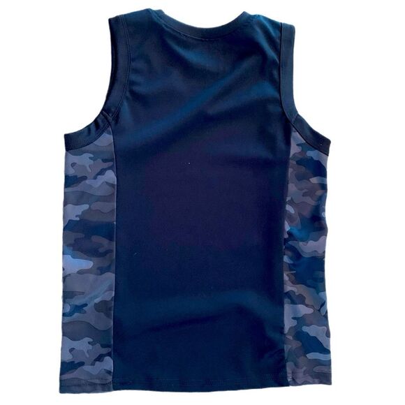 BODY GLOVE Tank Boy’s Size 7 Camouflage Black Gray Green. - Picture 2 of 8